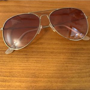 Light pink H&M aviator sunglasses